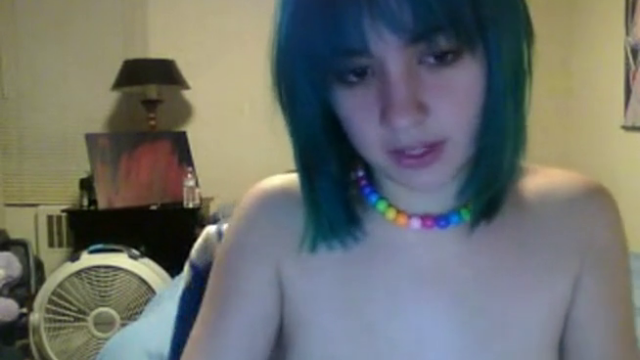 Omegle goth teen